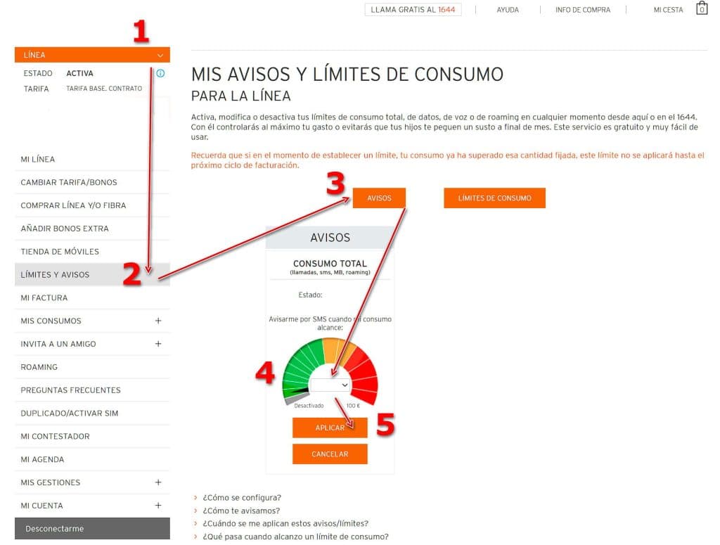 Avisos Simyo