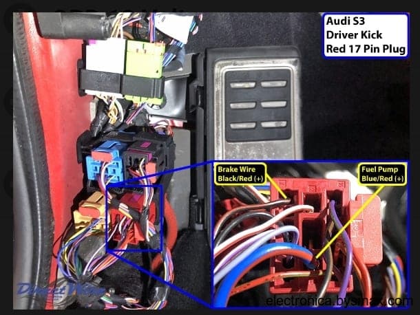 Paso 1: Corte a Bomba / cable azul con rojo 