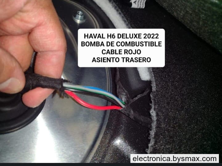 Paso 1: CORTE A LA BOMBA, CABLE COLOR ROJO UBICADO EN EL A