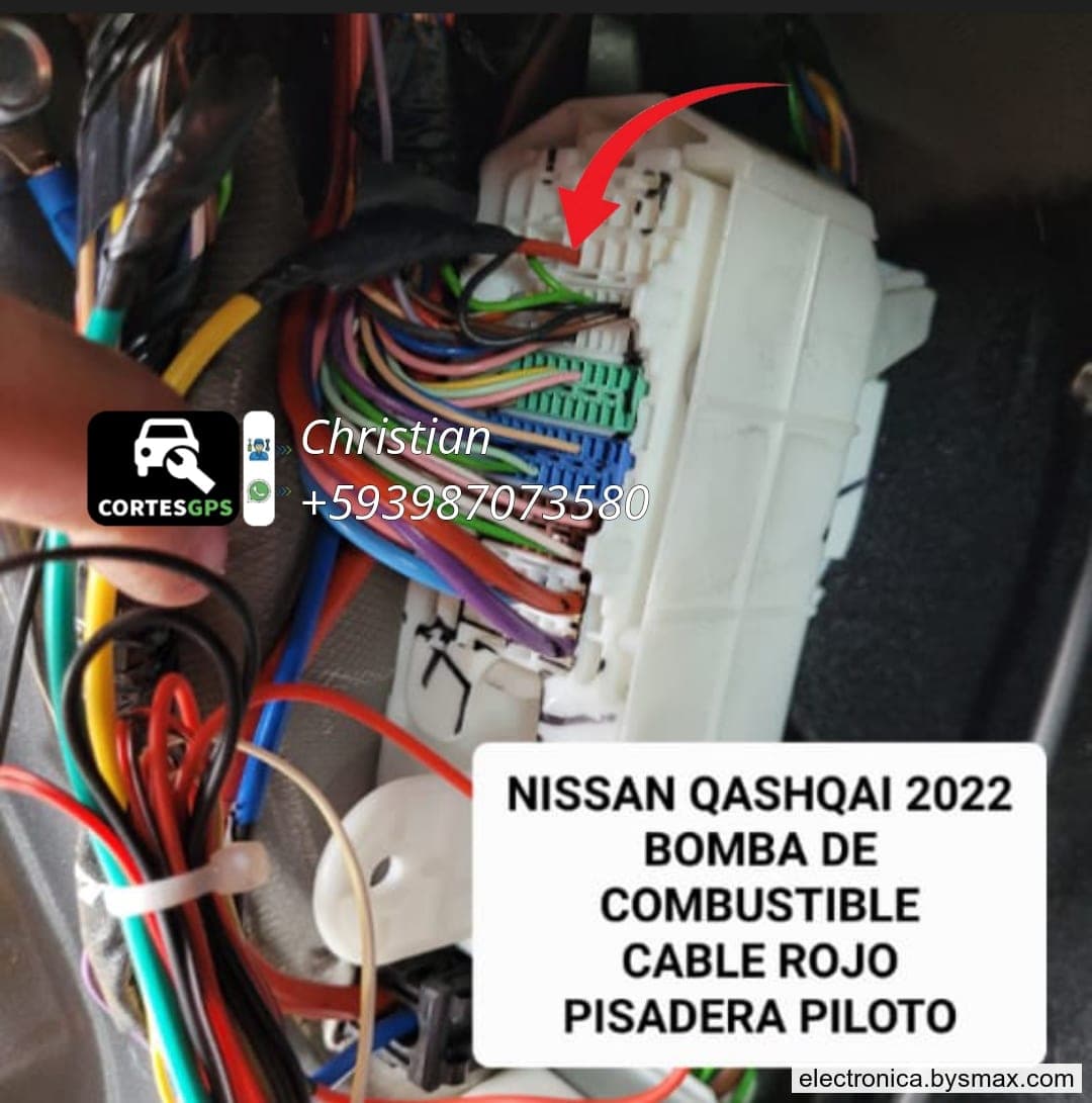 Paso 1: CORTE A LA BOMBA, CABLE COLOR ROJO UBICADO POR LA 
