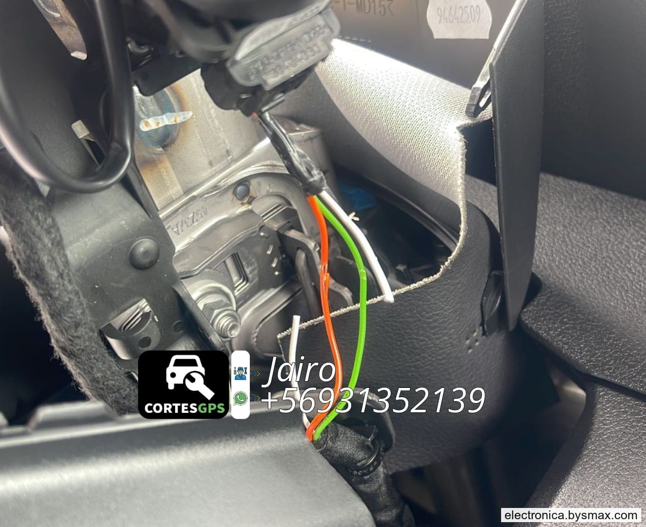 Paso 1: CORTE A IGNICION, CABLE BLANCO DEL SWICHE DEL VEHI