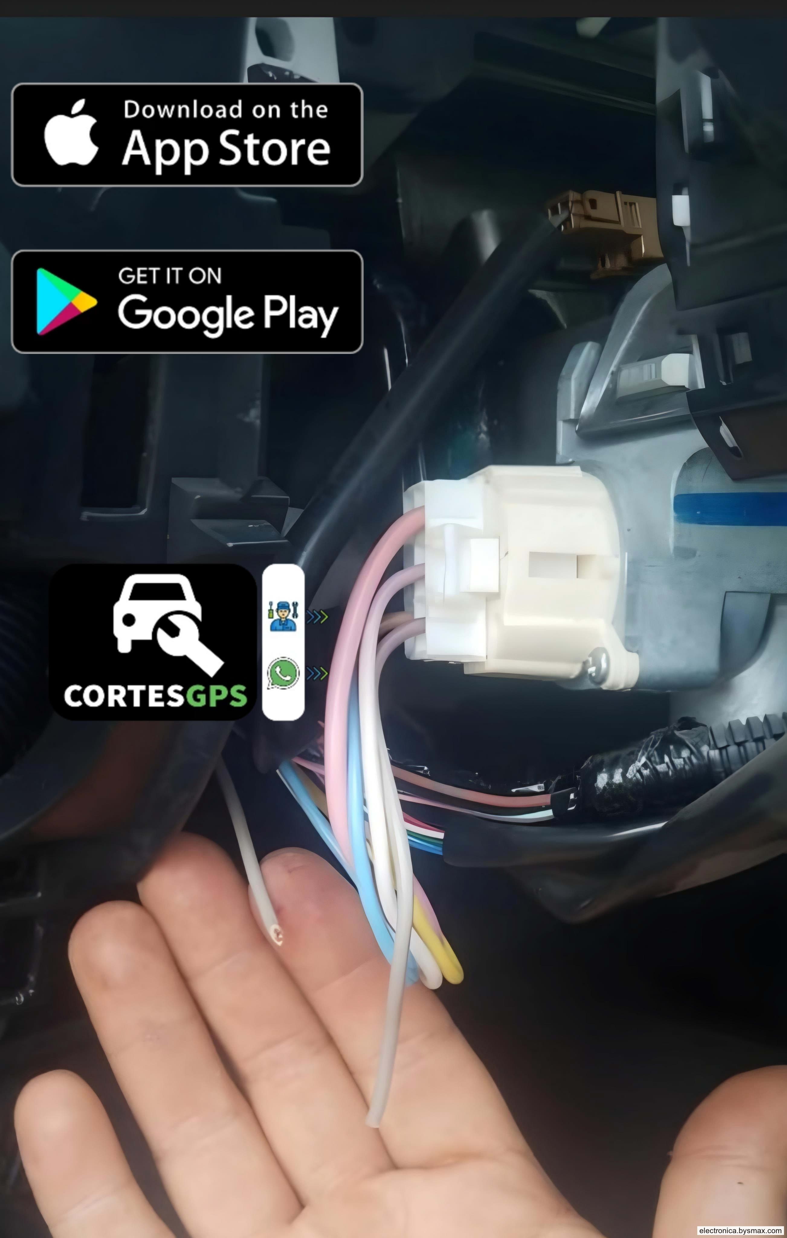 Paso 1: CORTE A IGNICIÓN, CABLE COLOR GRIS UBICADO EN EL S
