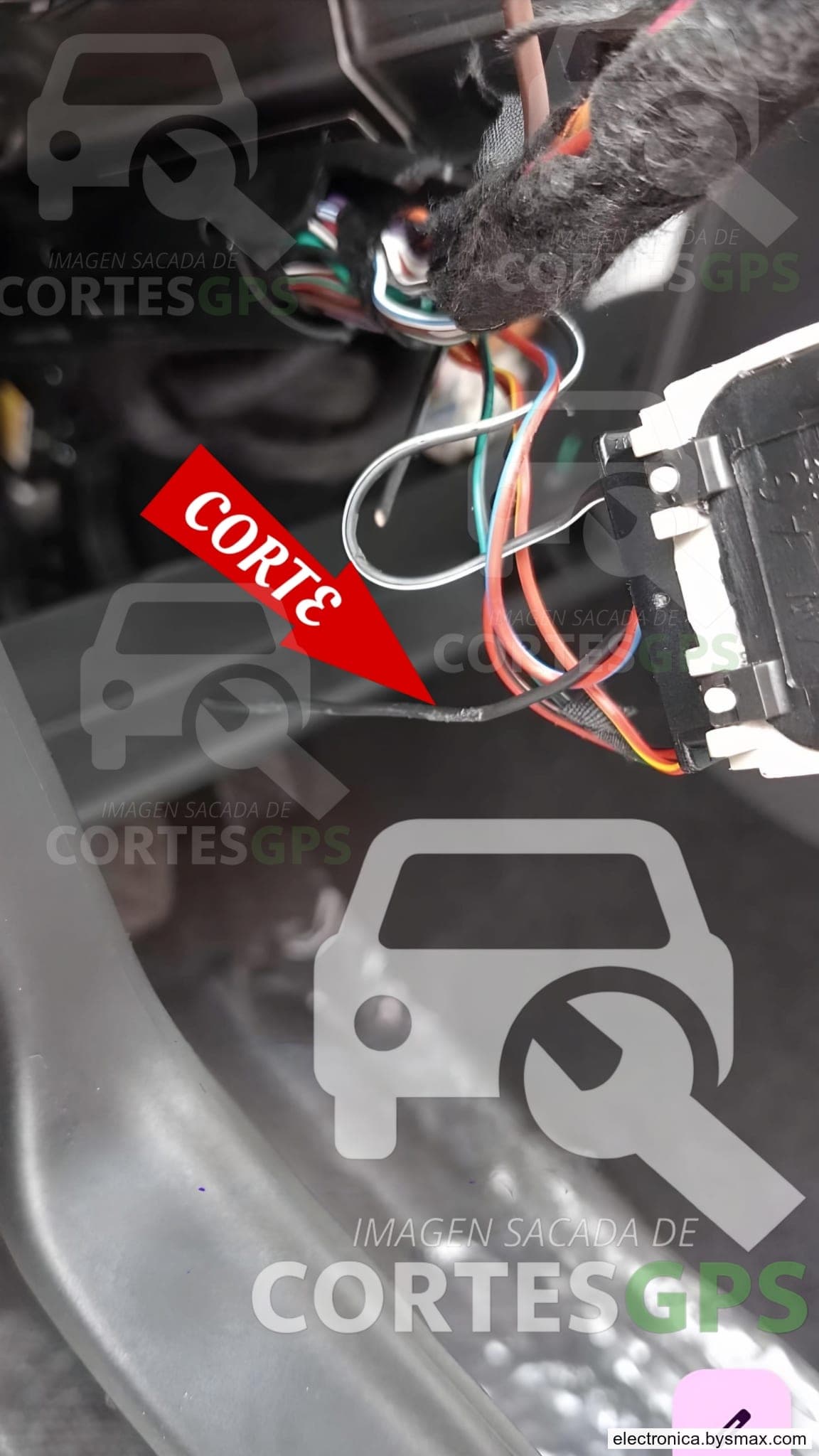 Paso 1: CORTE A IGNICION, CABLE COLOR NEGRO EN EL SWICHE D