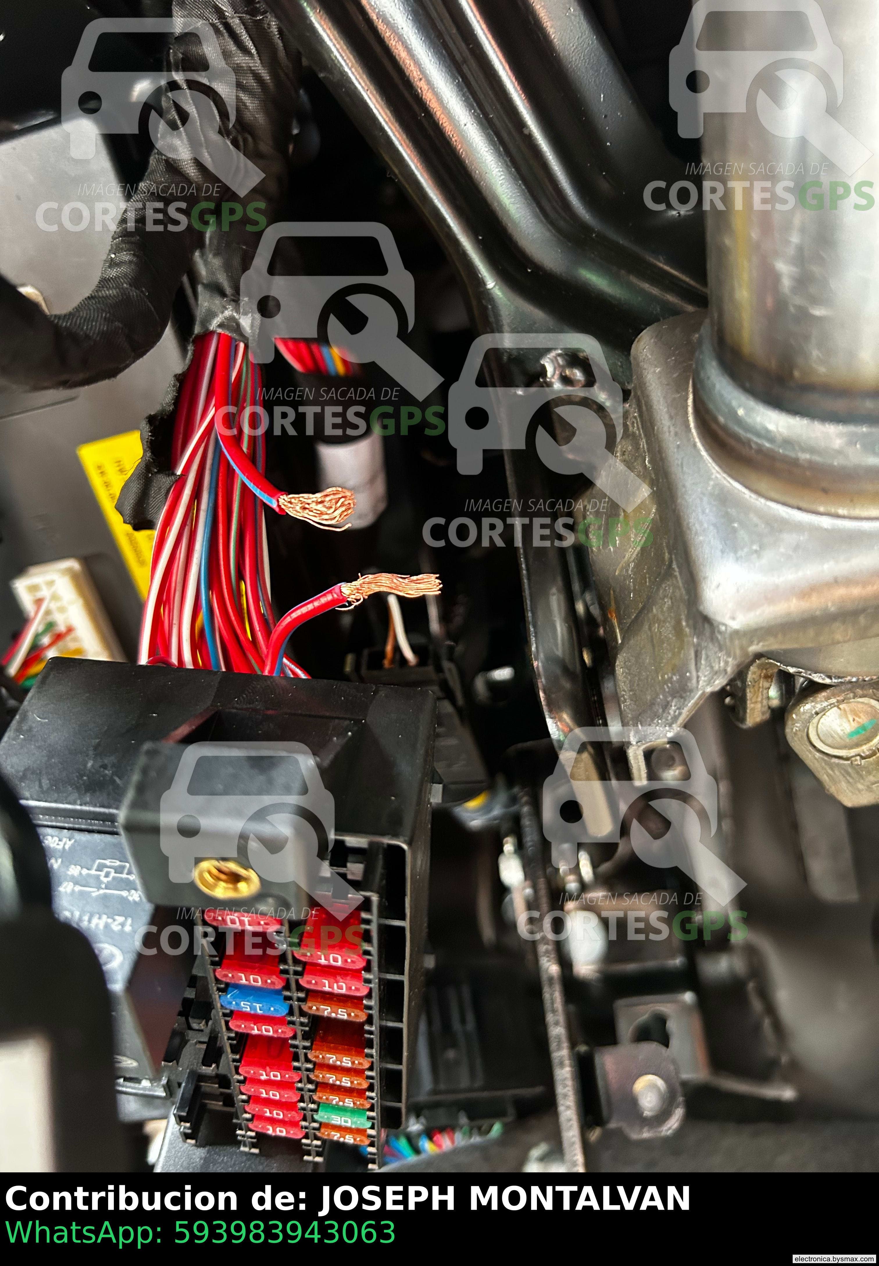 Paso 1: CORTE A IGNICION SE ENCUENTRA EN LA FUSILERA CABLE