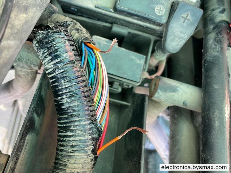 Paso 1: CORTE A IGNICION, CABLE NARANJA, PASA POR EL ARNES