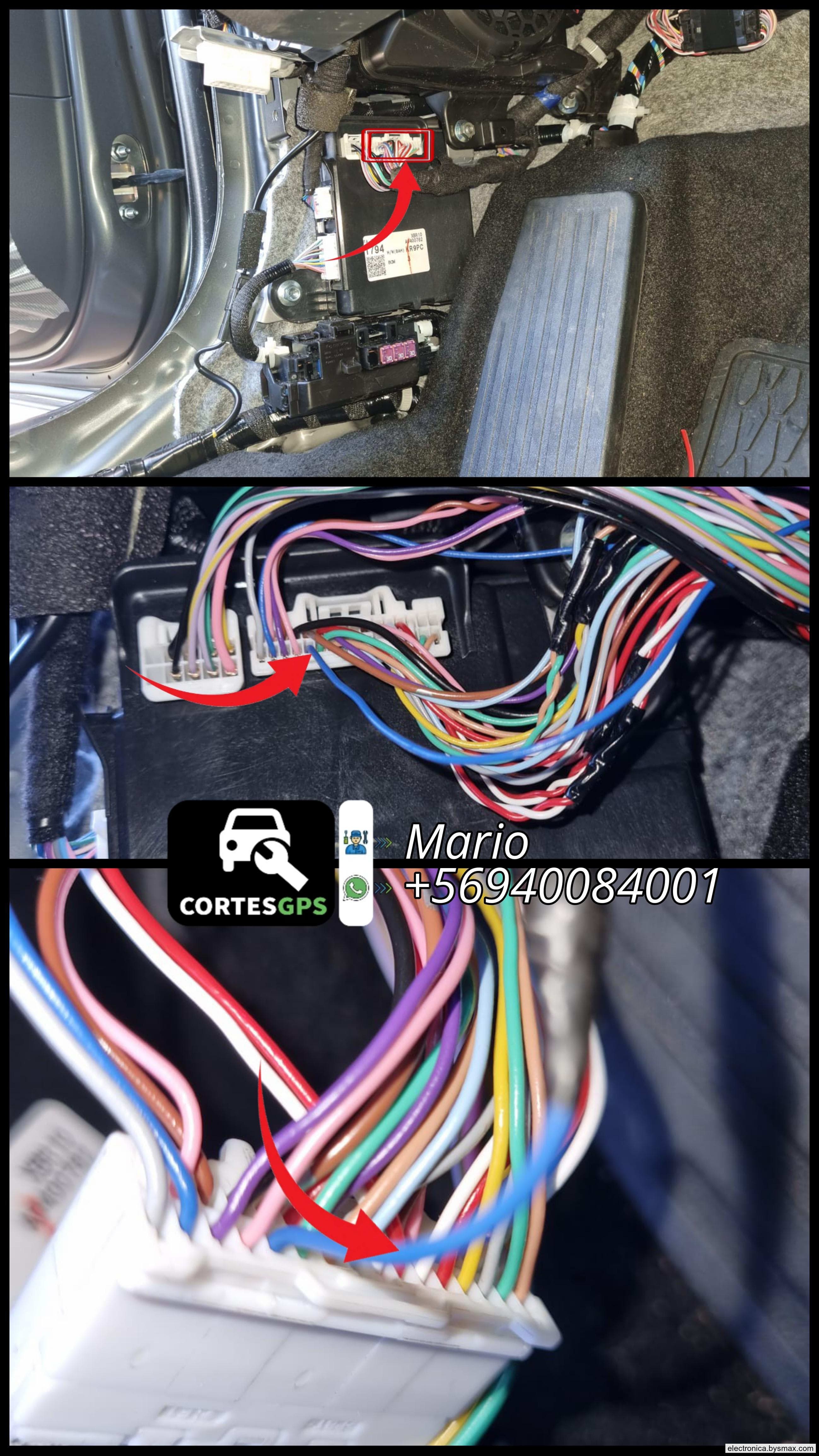 Paso 1: CORTE A IGNICIÓN, CABLE COLOR AZUL UBICADO POR EL 