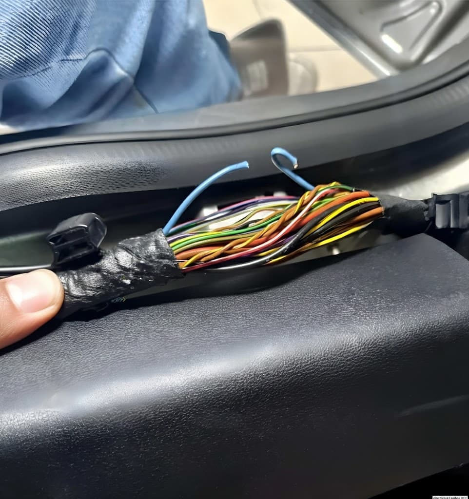 Paso 1: CORTE A LA BOMBA, CABLE COLOR AZUL UBICADO EN EL E