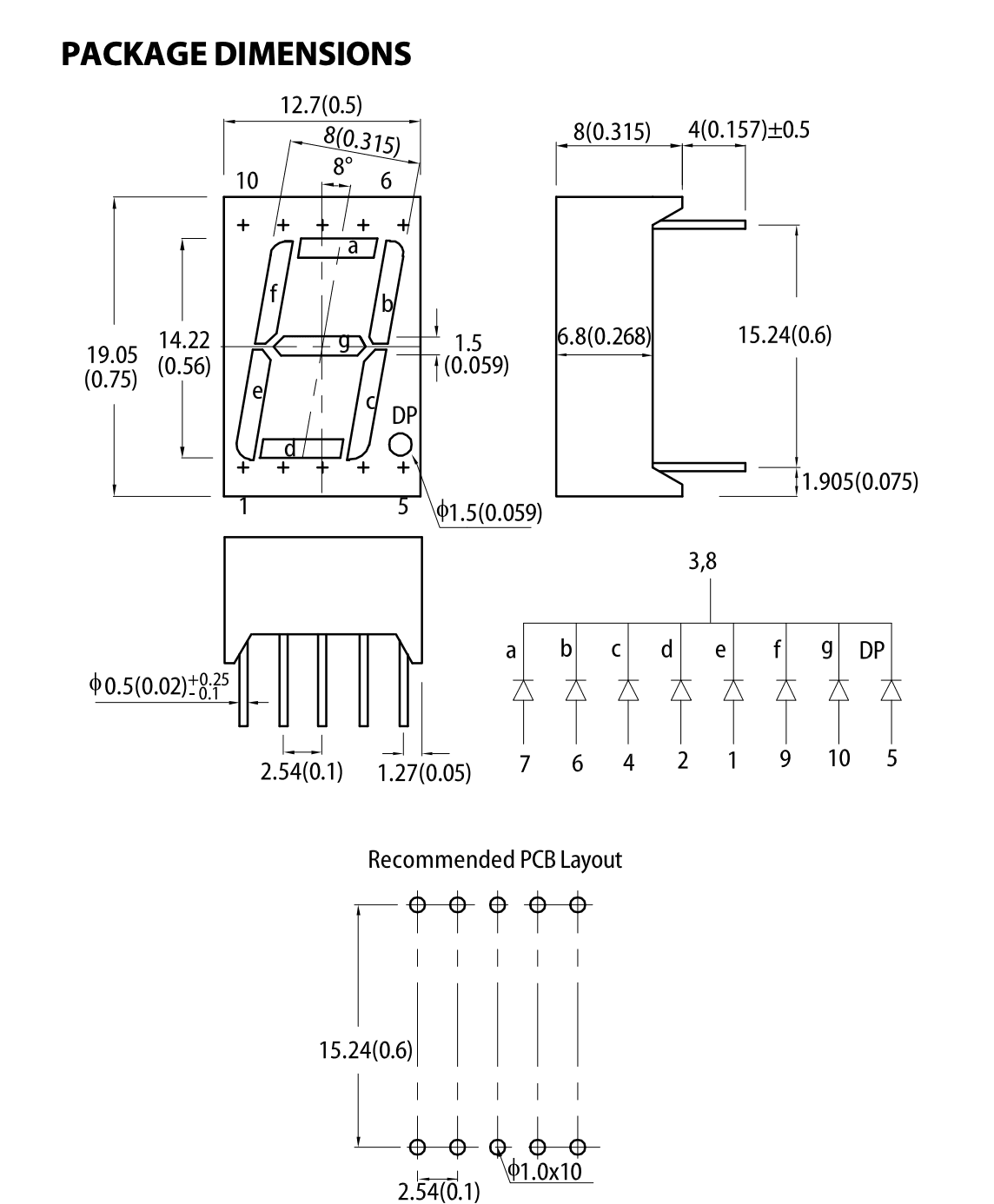 PACKAGE DIMENSIONS 