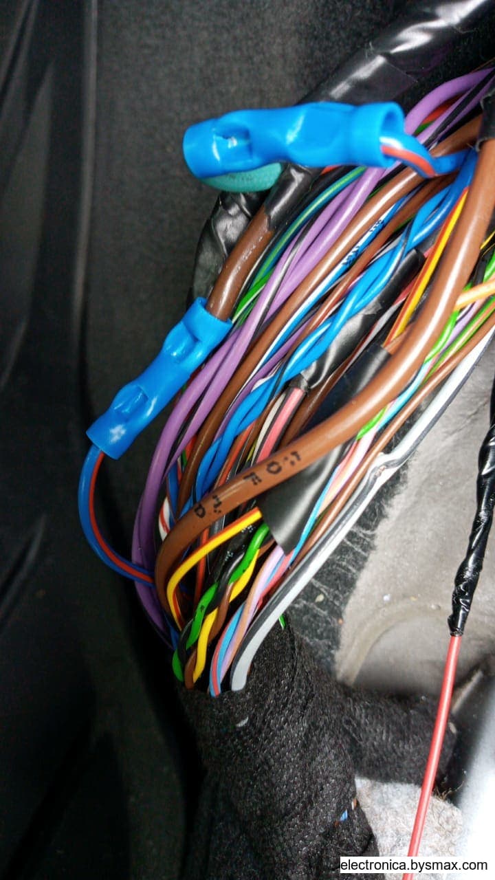 Paso 1: Tipo de Corte: Bomba Color del Cable: AZUL/ROJO