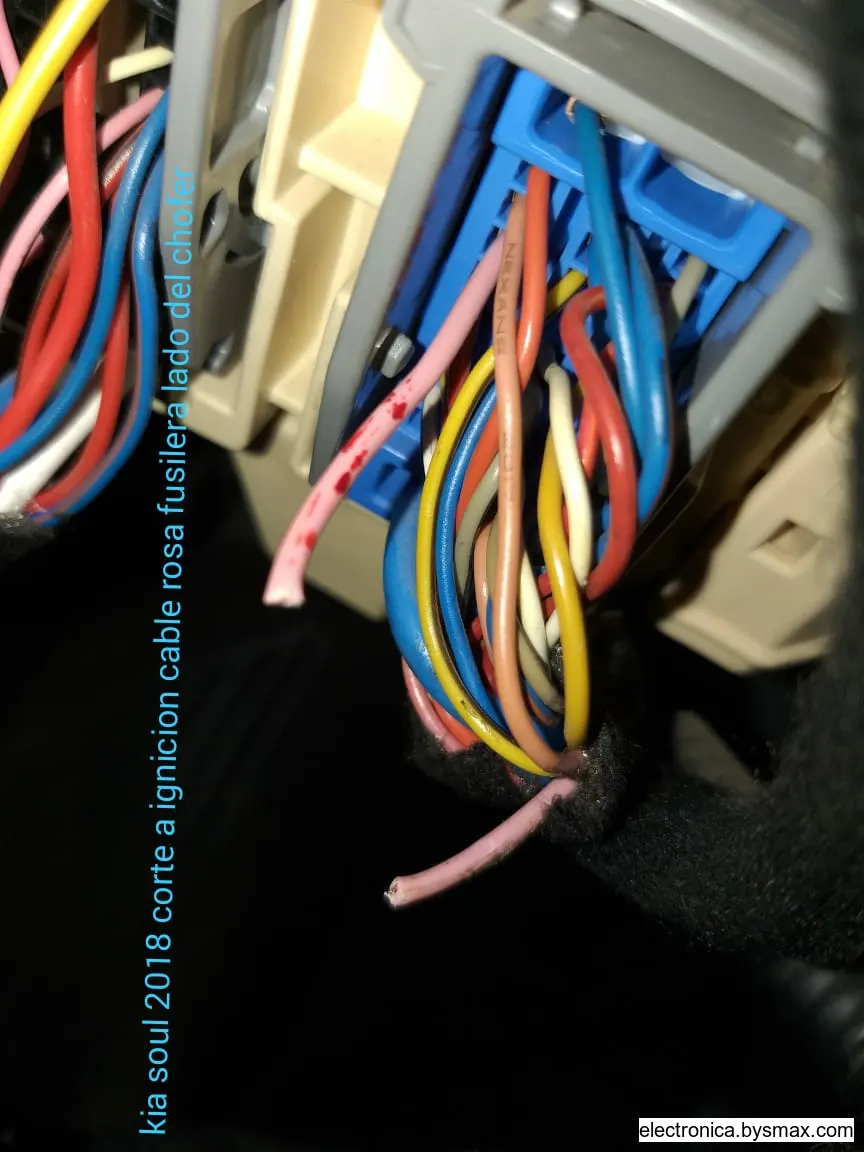 Paso 1: Tipo de Corte: Ignicion
Color del Cable: ROSA
Ub