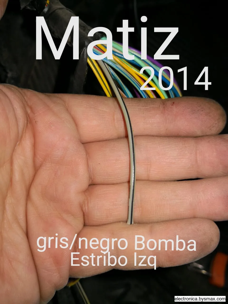 Paso 1: Tipo de Corte: Bomba
Color del Cable: Gris/Negro