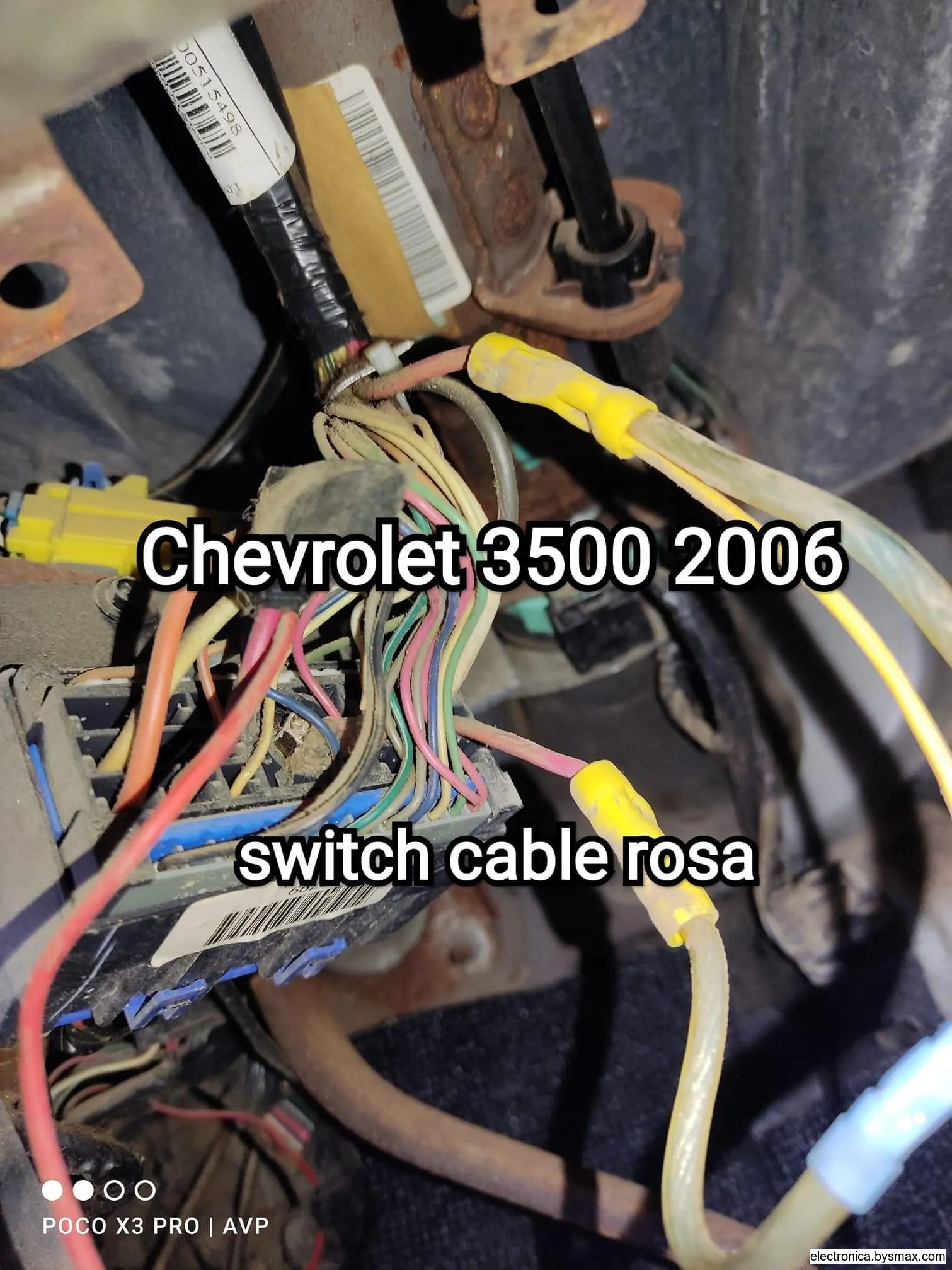 Paso 1: Tipo de Corte: Ignicion
Color del Cable: Rosa
Ub