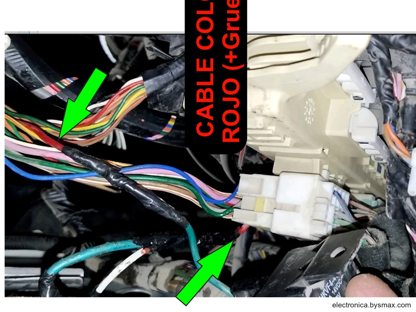 Paso 1: CORTE A IGNICION, TRAS FUSILERA DEL PILOTO CABLE R