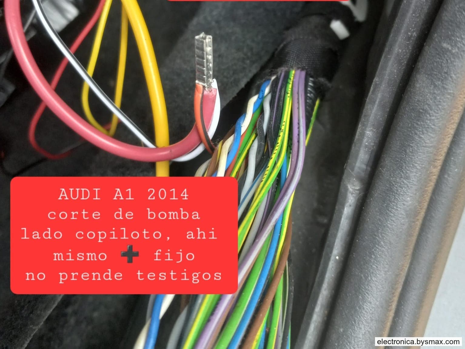 Paso 1: CORTE A LA BOMBA, CABLE COLOR NARANJA CON FRANJA N