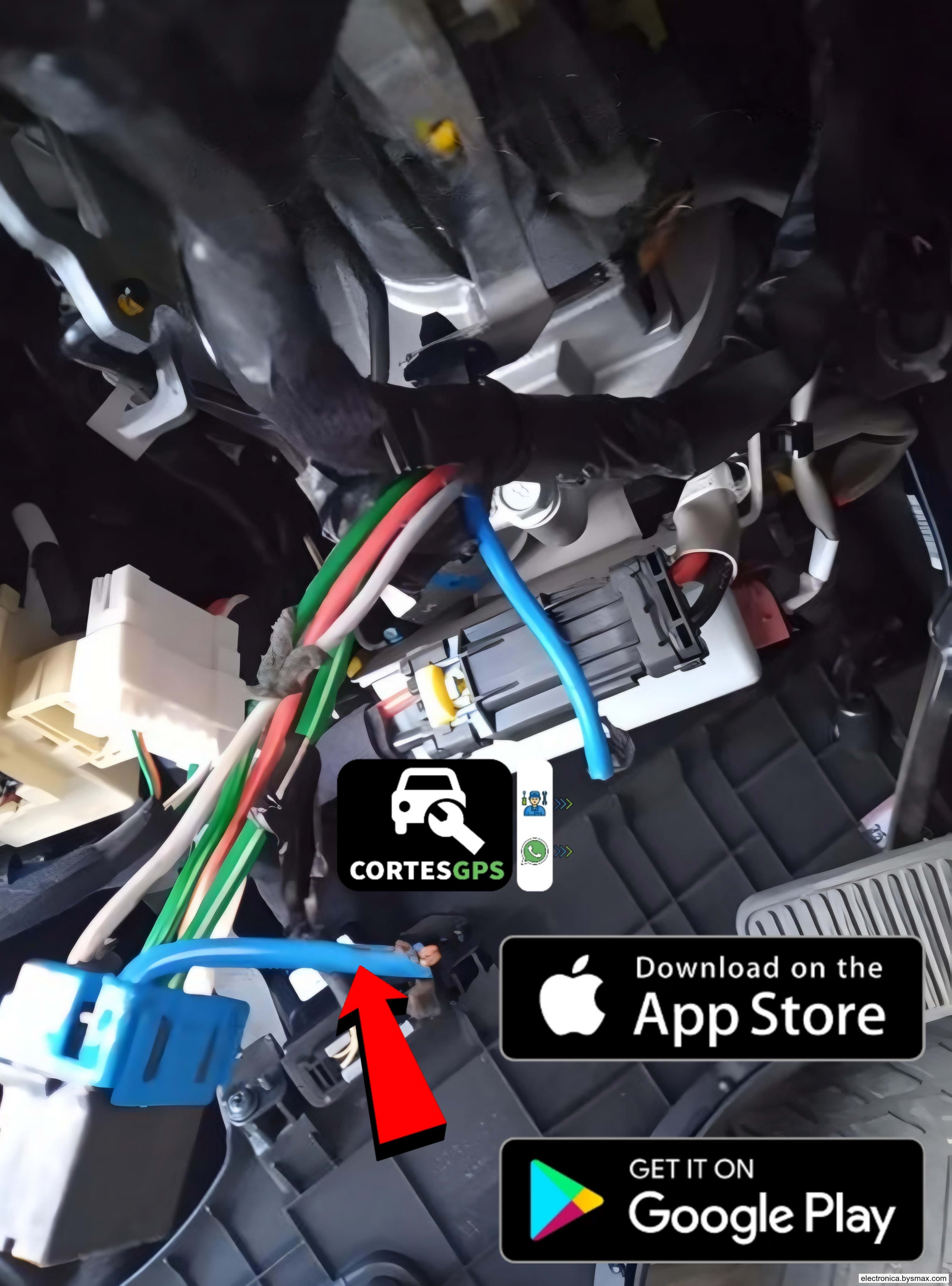 Paso 2: CORTE A IGNICIÓN UBICADO EN EL SWITCH DEL VEHÍCULO
