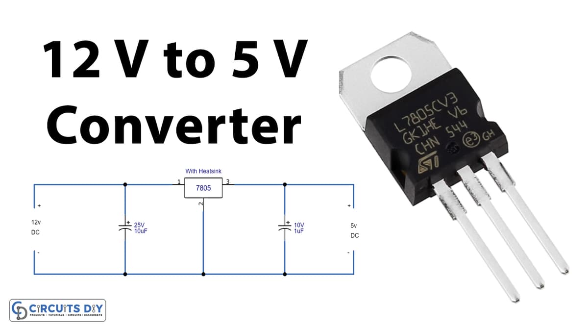 Regulador de Voltaje Lineal Fijo LM7805 (+5V) — Datasheet, Pinout y Circuito