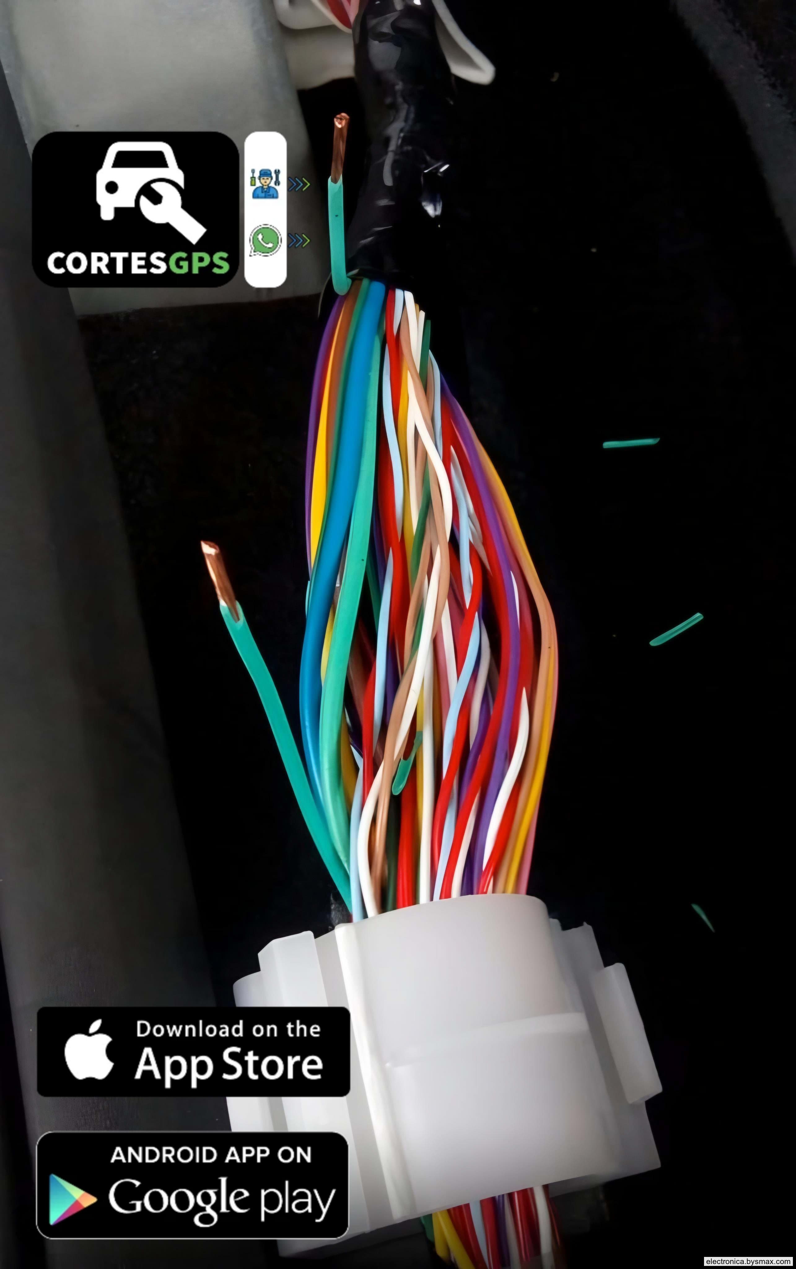 Paso 1: CORTE A LA BOMBA, CABLE COLOR VERDE CLARO UBICADO