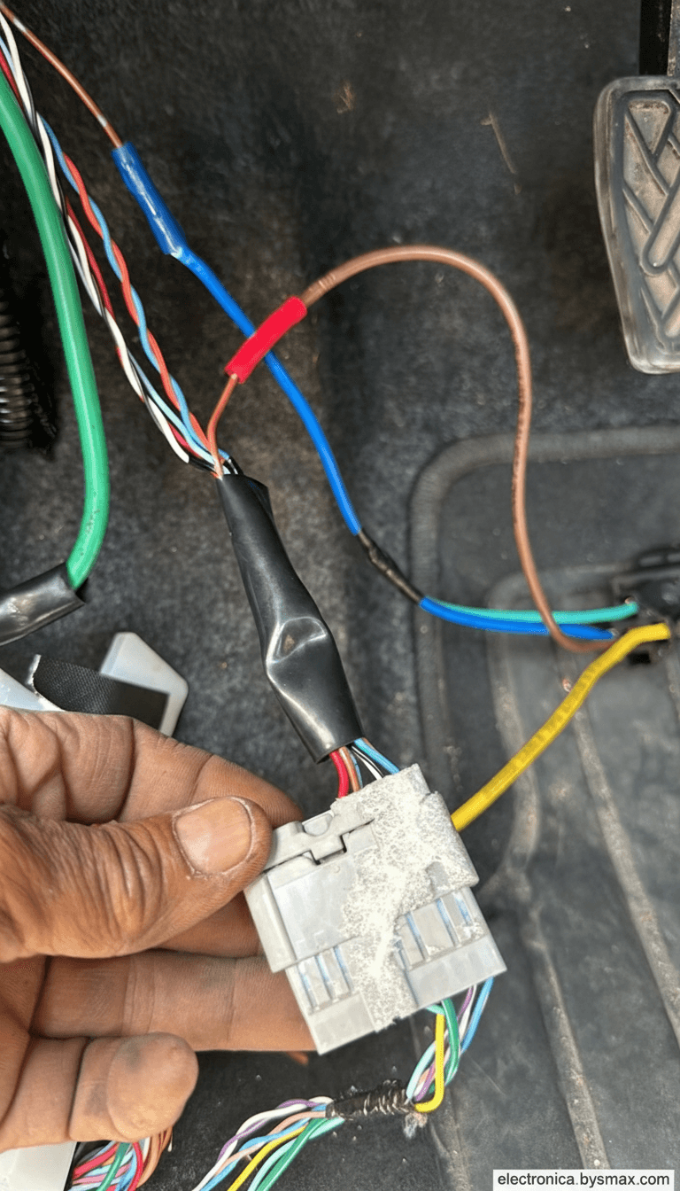 Paso 1: CORTE A LA BOMBA, EL COLOR CAMBIA EN UN CONECTOR P
