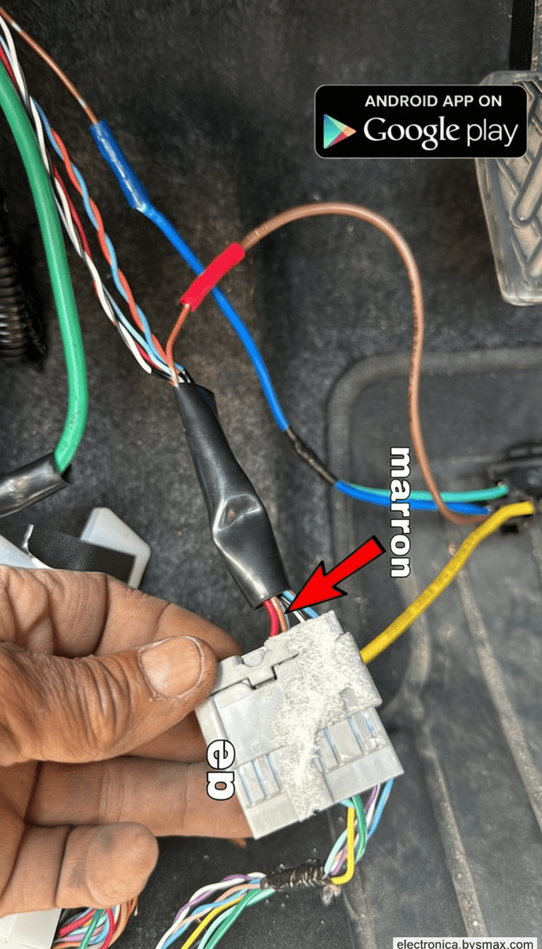 Paso 1: CORTE A LA BOMBA, EL COLOR CAMBIA EN UN CONECTOR P